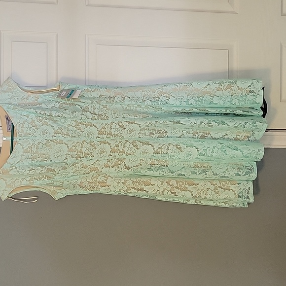 Danny and Nicole's 16, mint green dress - Picture 1 of 3